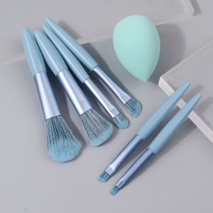 7PCS Mini multi-functional Facial makeup brush set + Non-sticky large sponge egg portable beauty tool for beginners