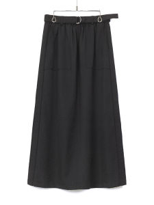 Summer New Japanese Style Alphabets Womens Pure Silk Waist Belt Half Skirt Solid Color Workwear Style Fashionable Skirts