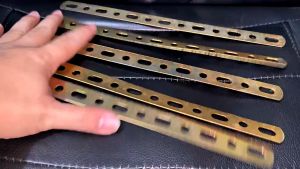 Breket Plat Besi Serbaguna / Plat Bolong / Plate Bolong Serbaguna / Breket Besi / Plat Serbaguna 30CM