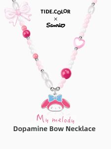 Tide color | Dopamine Color Beads Necklace for Girls