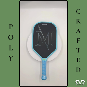 Marshal Poly-Crafted Pickleball Paddle T700 Carbon Fiber [14mm] Thermoformed Injected Paddle