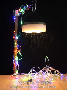 Multi-function camping lights ambient lights dual-purpose tape measure lights string outdoor camping