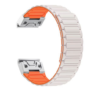 26mm Magnetic Silicone Strap For Garmin Band Fenix 8 7X 7 Pro Fenix 6X 5X 5Plus Tactix 7 Enduro 3 2 Loop Descent Mk1 Bracelet