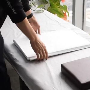 CAATEA Thickening 100pcs Sheet Disposable Massage Headrest Paper Roll 50x70cm Non-woven Massage Headscarf Fabric Spa Table Bed Cover For Beauty Salon SPA Tattoo Massage Table