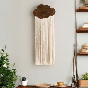 Nordic Handmade Green Wall Hanging Tapestry Living Room Sofa Background Wall Decor Bedroom Decor Room Arrangement