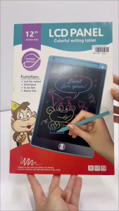 12 Inch LCD Writing Tablet Color Screen | LCD Writing Board | Electronic Drawing Board | Reusable Writing Pad