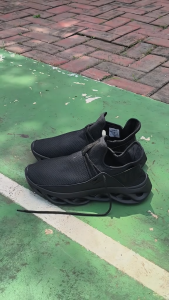 Viamor - Sepatu Ranger Series Full Black Sepatu Pria Sneakers Sekolah OlahragaTerbaru Sepatu Lari Sport Gaya Terkeren