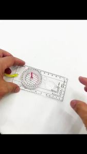 Compass Navigation Map Ruler Reading Scouting Scale Outdoor Orienteering Gear for Hunting Survival Travel Backpacking