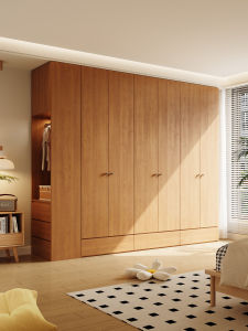 Simplicity Chinese Style Oak Wood Wardrobe