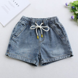 Low Waist Denim Shorts Womens Belted Wide Leg Slit Hot Pants Spring Summer Versatile Slimming Fashionable Short Jeans