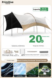 The Primitive | Overnight Outdoor Camping Tent Large Sunscreen Shelter