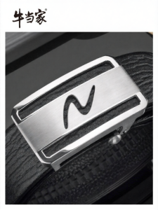 NIUDANGJIA | Automatic Buckle Leather Belt Mens