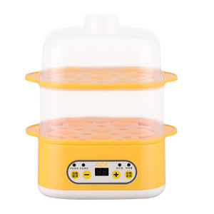 Mother & Baby Egg Steamer for Maternity Care 200W 12 Eggs Capacity Double Layer Auto Shut-Off for Healthy Eating