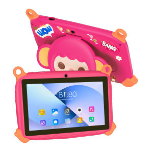 BDF | 2026 Hot Sales 7 Inch Cartoon Kids Tablets Quad Core Android 13.0 System 4GB+64GB Memory WiFi Bluetooth Type-C Tablet 4000mAh