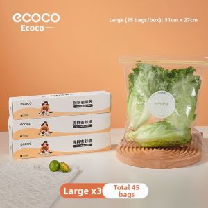ecoco | Food Grade Freezer Special Thick Self Sealing Bags