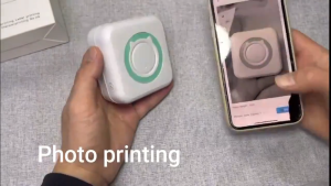 Portable Inkless Mini Printer: Wireless USB Rechargeable Long Battery Life Perfect for Photos Notes Stickers and Learning Adventures