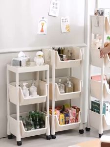 ชั้นวางของในครัวเรือน ขนาดใหญ่ ล้อเข็น 3ชั้นและ4ชั้น พร้อมล้อเลื่อน+ที่จับ เคลื่อนย้ายสะดวก จัดเป็นระเบียบ แข็งแรงทนทาน