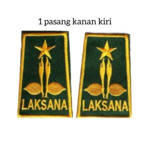 1 PASANG TKU BANTARA LAKSANA BORDIR TANDA KECAKAPAN UMUM BANTARA