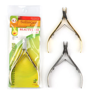 Cuticle Nipper Stainless Steel Cuticle Trimmer with Double Leaf Spring Professional Dead Skin Remover Nail Clippers for Salon