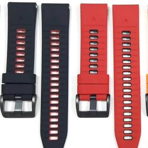 22/26mm Quick Release Silicone Strap For Garmin Fenix 7X 7 Pro 8 8X 6 6X Pro 5X 5 Plus Bracelet Forerunner 970 Replace Watchband