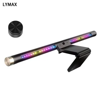 Đèn Thanh LED RGB LYMAX D012 Với Điều Chỉnh Độ Sáng Không Cấp Độ G1 Tích Hợp Cảm Biến Âm Thanh Đèn Treo Màn Hình Máy Tính Dùng Cho Chơi Game Và Làm Việc