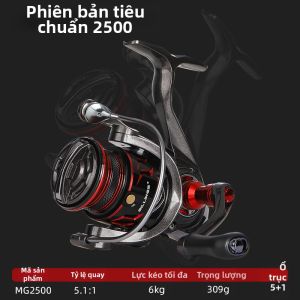 billings | Máy Câu Quay Trục Kim Loại Long Cast