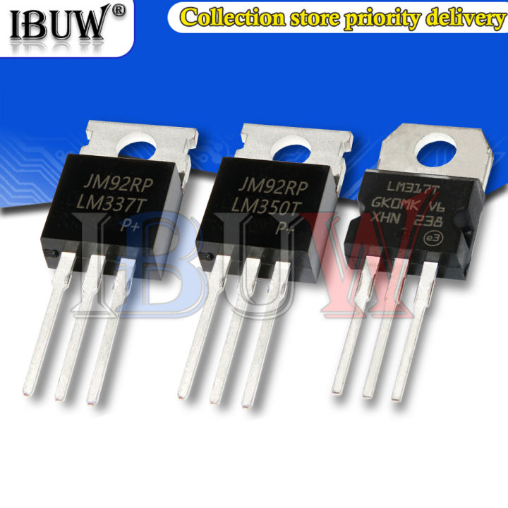 thumbnail image 2 of 10pcs/lot LM350T LM350 TO-220 IC 3a Adjustable Three 2 of 14