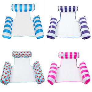 Nước Mùa Hè Võng Chống Bẹp Đầu Bơm Hơi Nổi Bơi Nệm Cho Tiệc Bể Bơi Đồ Chơi Phòng Chờ Giường Biển Bơi Vòng