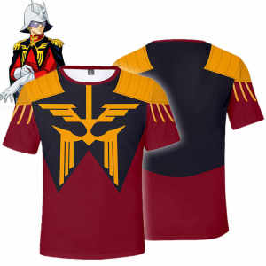 Bandai | Animated Mobile Warrior Gundam Cheyenne Mobile Suit Summer 3D Casual Short Sleeve Loose Teen Quick Dry T-shirt