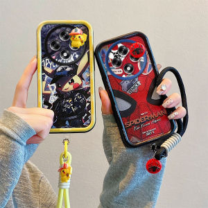 Cartoon Casing OPPO Reno12 F Reno 12 Pro 8 T 8 7 Z 4G 5G New Cute Trend Creative Fashion Cool 3D Doll Doraemon Hello Kitty Luffy Pikachu Shockproof Phone Case with Lanyard 2024