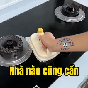 Cây Lau Bếp Magic Brush Soika SMB-01 Loại Bỏ Mọi Vết Bẩn Dầu Vết Dơ Cứng Đầu