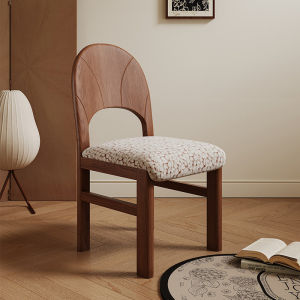 MU FENG ZHI NAN | Vintage Style Wooden Backrest Office and Study Chair