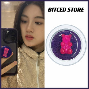 Universal Magnetic Bear Soft Candy Colored Mobile Phone Stand Sticky ABS Plastic Material for All Scenarios BITCED Brand