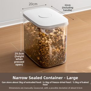 LANJIAOLUO | Airtight Moisture-Proof Pet Food Storage Bucket
