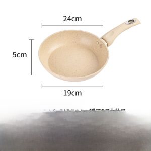 Nồi Chiên Chống Dính Đá Mạch Nha Nồi Phẳng Nhỏ Nồi Chiên Bánh Nồi Chiên Trứng Đa Năng Nồi Chiên Steak Phù Hợp Với Bếp Từ Và Gas