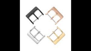 16mm18mm20mm22mm Stainless Steel Watchband Clasp Brushed Matte Replacement Watch Strap Buckle Repair Parts Leather Band  Buckle