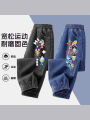 New 2025 Spring Autumn Boys Jeans Anti-Fading Long Pants Stylish Children's Clothing Loose Fit Bootcut Denim Trousers for Kids. 