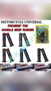 1Pair PROGRIP 788 Handle Grip Rubber Motorcycle Universal Motorcycle Non-Slip Rubber Avaiable Alloy Bar End High Quality