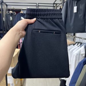 Quần Dài Ống Đứng Dày Cho Nam Mùa Thu Đông Quần Dài Thường Ngày Có Dây Rút Lông Cừu Dày Có Độ Co Giãn Nhẹ