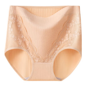 miiow | High Waist Loose Fit Pure Cotton Underwear For Women Comfortable Breathable Mom Shorts Anti-Bacterial Daily Wear Mid-aged Plus Size