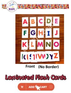 Laminated Flash cards Alphabet Letters  26 pcs. Laminated Flashcards | Educational Learning Material