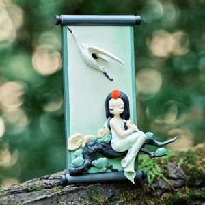 Authentic 52toys Sleep Oriental Panorama Series Blind Box National Style Girls Hand Office Refridgerator Magnets Fashion Play Gift