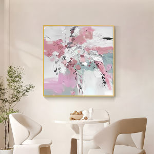 FENGHONGTAO | Abstract Floral Textured Wall Hanging Square Painting