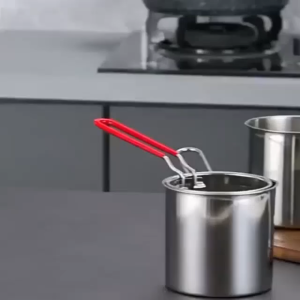 DEEP FRYER PAN 4 IN 1 ALAT GORENG KENTANG PANCI PENGGORENGAN SARINGAN STAINLESS STEEL MULTI SET