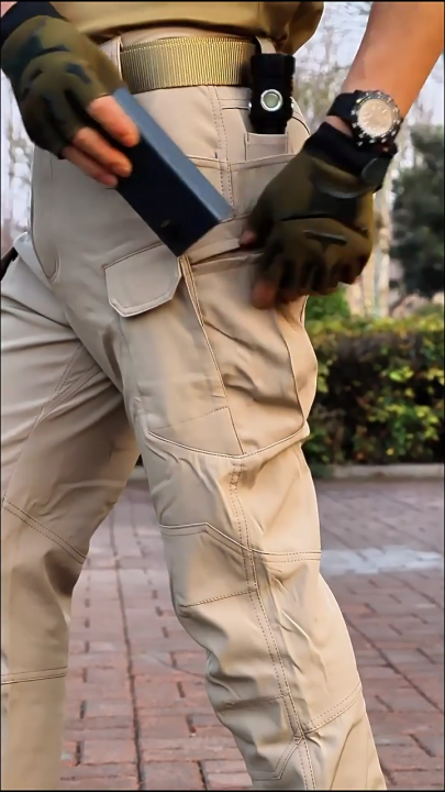 IX7 Tactical Pants for MenWaterproof Multi Pocket Outside Sports Hiking  Pants Quick Drying Cargo Pants Plus Size S-3XL Lazada PH