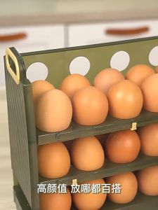 [SG Stock]30 Egg Storage Box Three Layers Egg Rack Container Refrigerator Food Organizer Storage Kitchen Organizer