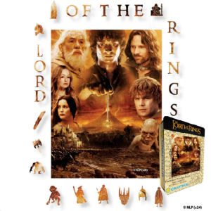 Crafthub The Lord Of The Ring-Hobbits พ่อมดเวทมนตร์ | หนาและสว่างกว่าแบบดั้งเดิม | เกมกระดานตัวต่อจิกซอว์ไม้คุณภาพสูง | ขนาด A3กับชิ้นจิ๊กซอว์205ชิ้น