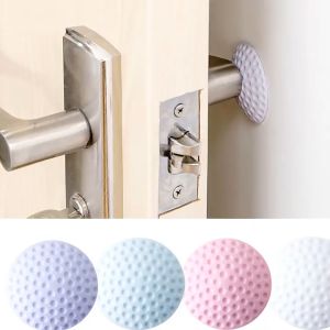 1 PC Thicken Door Crash Pads Bumper Rubber Anti-collision Mute Doorknob Protective Guard Shock Rails Buffer Wall Sticker