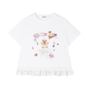 MUCMUKN | Cool Retro Lace Short Sleeve T-Shirt