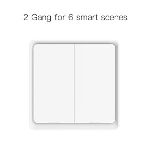MOES 4 Gang Tuya ZigBee Wireless 12 Scene Switch Push Button Controller Battery Powered Automation Scenario for Tuya Devices